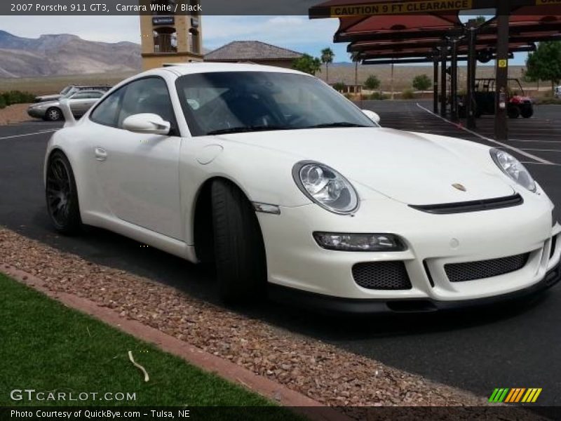 Carrara White / Black 2007 Porsche 911 GT3