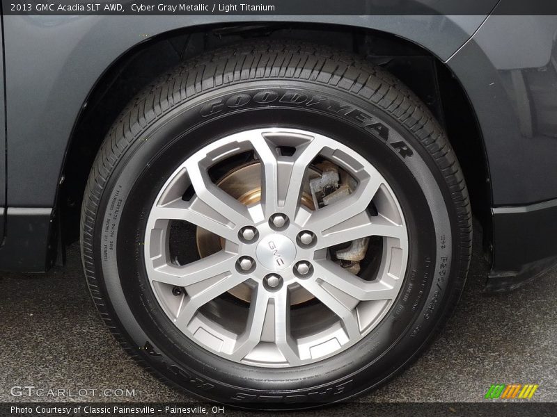 Cyber Gray Metallic / Light Titanium 2013 GMC Acadia SLT AWD