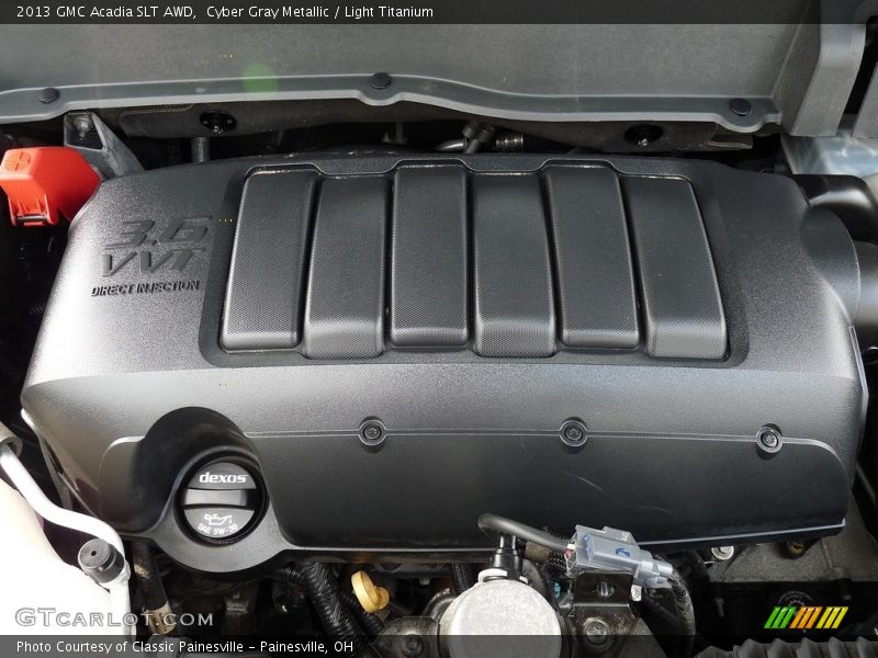 Cyber Gray Metallic / Light Titanium 2013 GMC Acadia SLT AWD