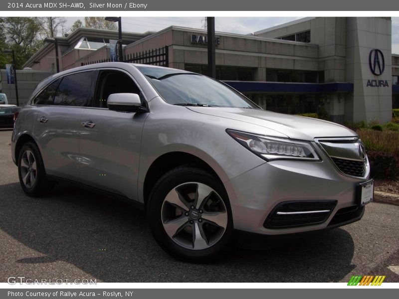 Silver Moon / Ebony 2014 Acura MDX SH-AWD