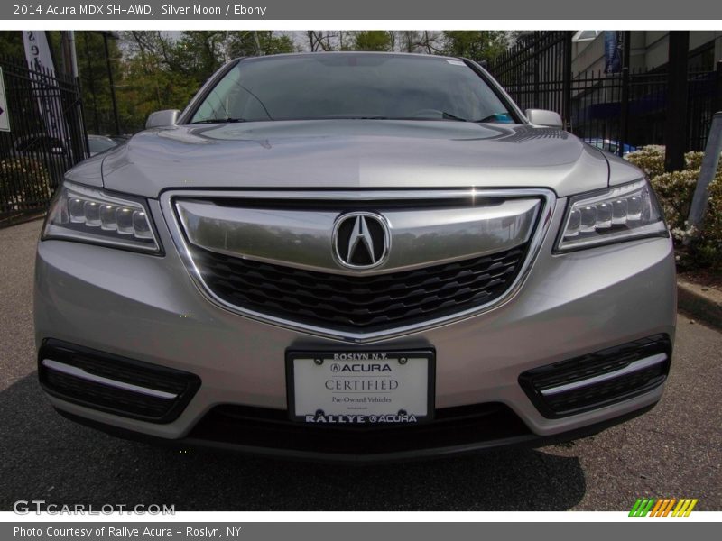 Silver Moon / Ebony 2014 Acura MDX SH-AWD