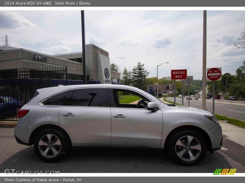 Silver Moon / Ebony 2014 Acura MDX SH-AWD