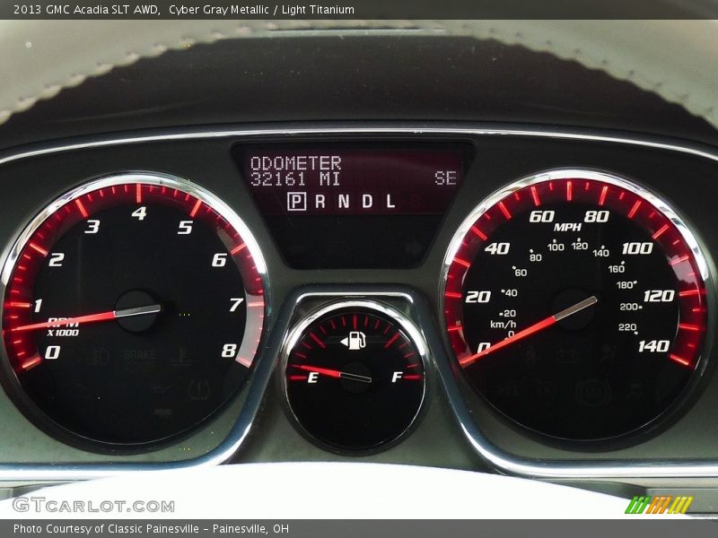 Cyber Gray Metallic / Light Titanium 2013 GMC Acadia SLT AWD