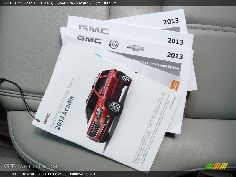 Cyber Gray Metallic / Light Titanium 2013 GMC Acadia SLT AWD
