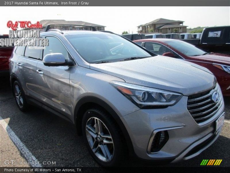 Iron Frost / Gray 2017 Hyundai Santa Fe Ultimate