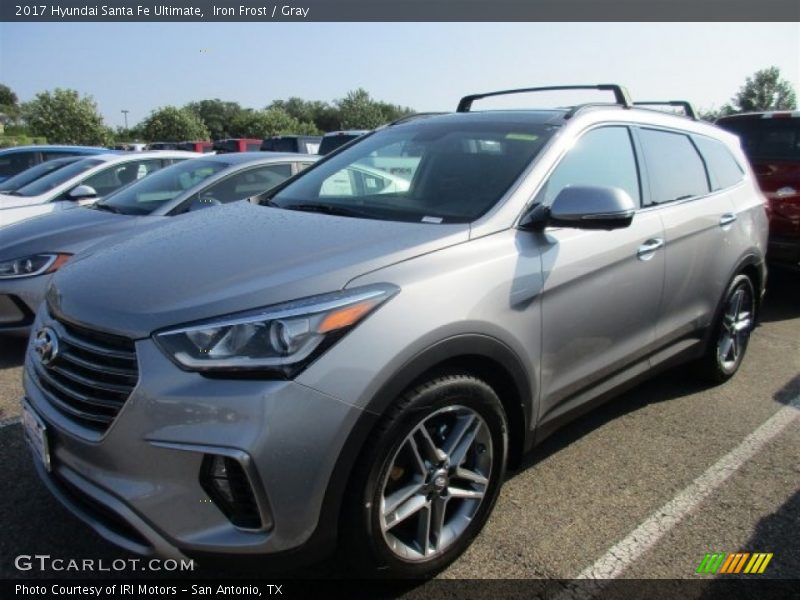 Iron Frost / Gray 2017 Hyundai Santa Fe Ultimate