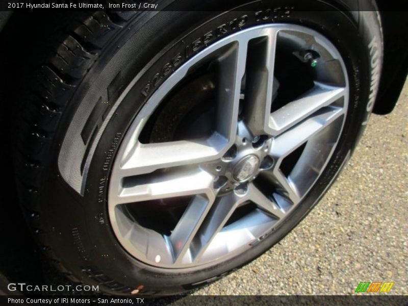 Iron Frost / Gray 2017 Hyundai Santa Fe Ultimate