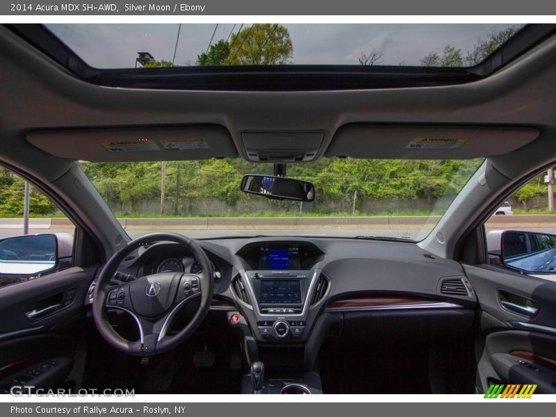 Silver Moon / Ebony 2014 Acura MDX SH-AWD