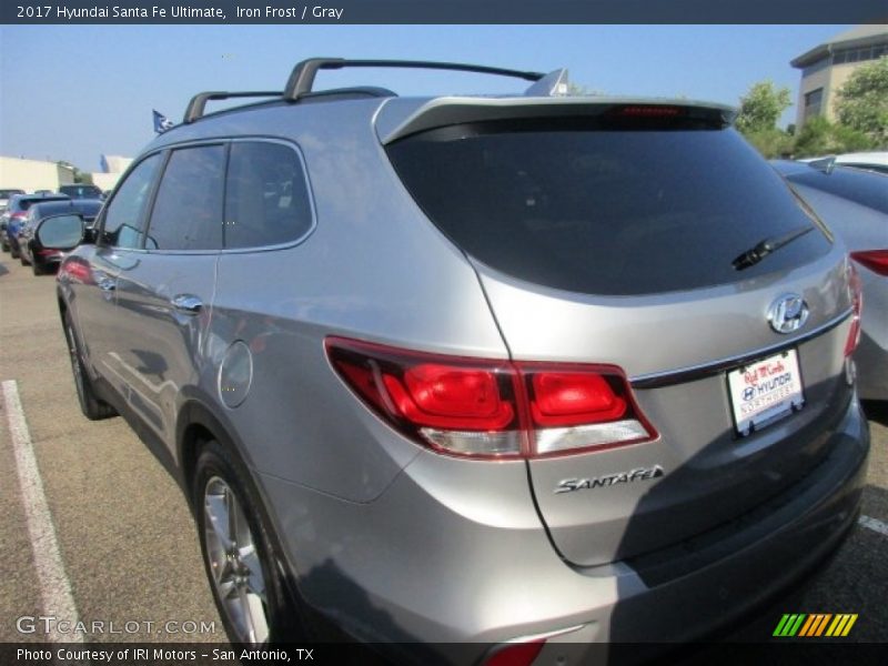 Iron Frost / Gray 2017 Hyundai Santa Fe Ultimate