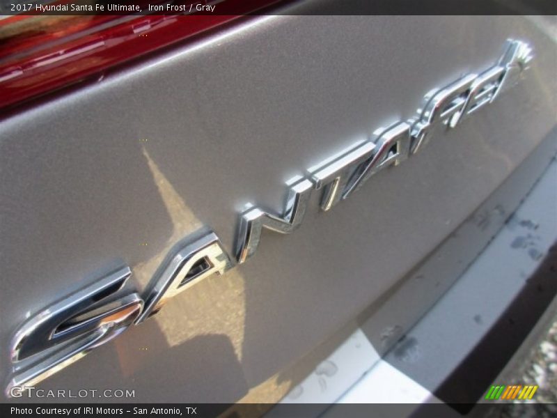 Iron Frost / Gray 2017 Hyundai Santa Fe Ultimate