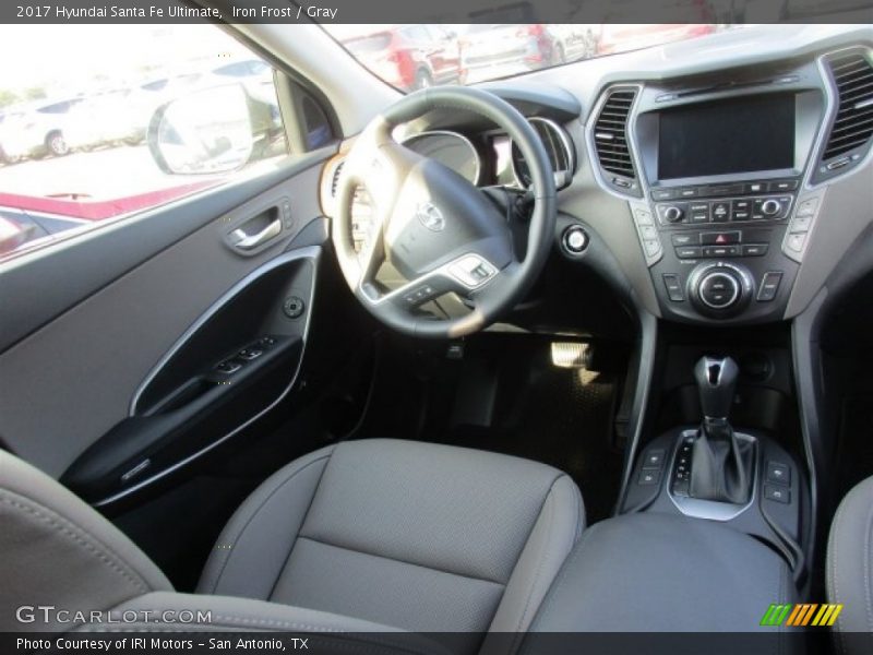 Iron Frost / Gray 2017 Hyundai Santa Fe Ultimate