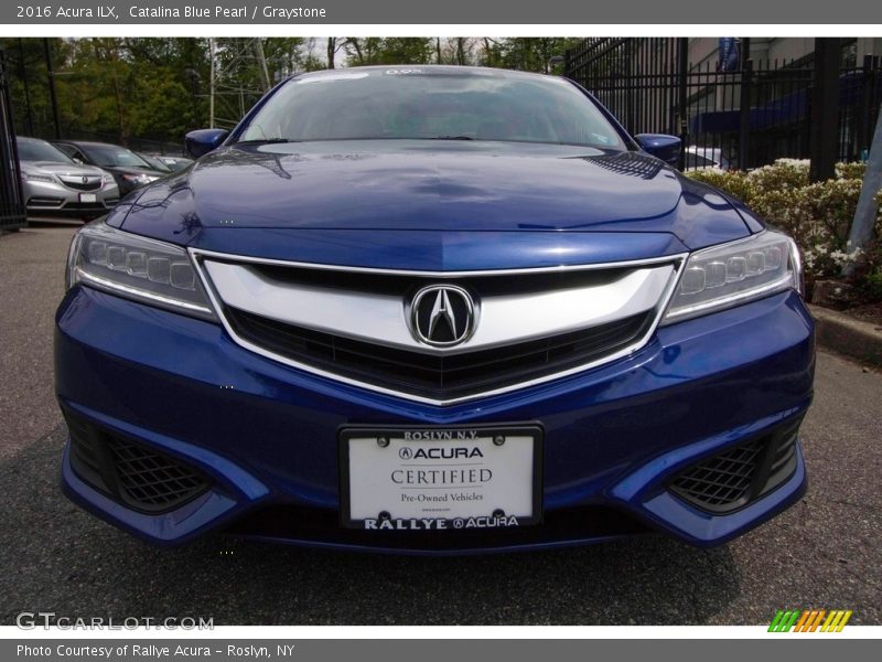Catalina Blue Pearl / Graystone 2016 Acura ILX
