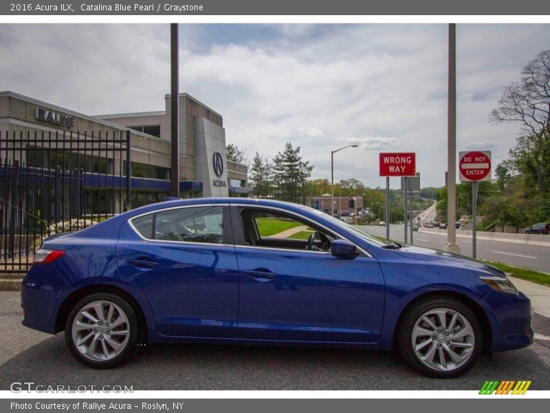 Catalina Blue Pearl / Graystone 2016 Acura ILX