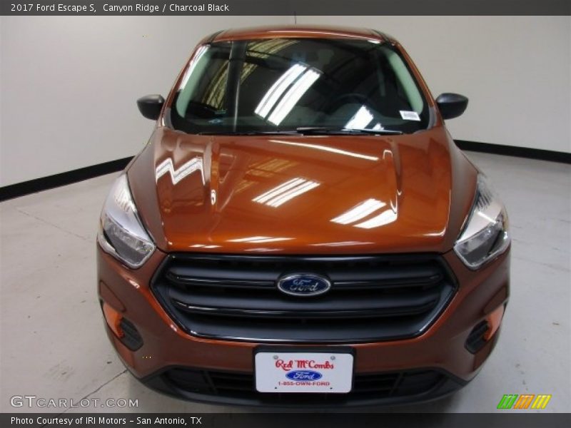 Canyon Ridge / Charcoal Black 2017 Ford Escape S