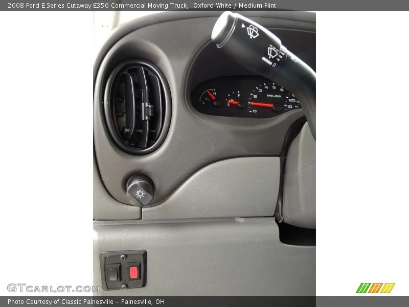 Oxford White / Medium Flint 2008 Ford E Series Cutaway E350 Commercial Moving Truck