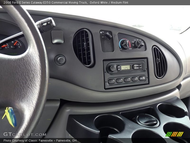 Oxford White / Medium Flint 2008 Ford E Series Cutaway E350 Commercial Moving Truck