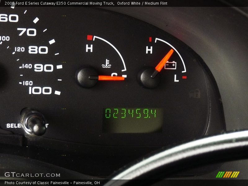 Oxford White / Medium Flint 2008 Ford E Series Cutaway E350 Commercial Moving Truck