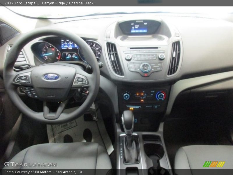 Canyon Ridge / Charcoal Black 2017 Ford Escape S