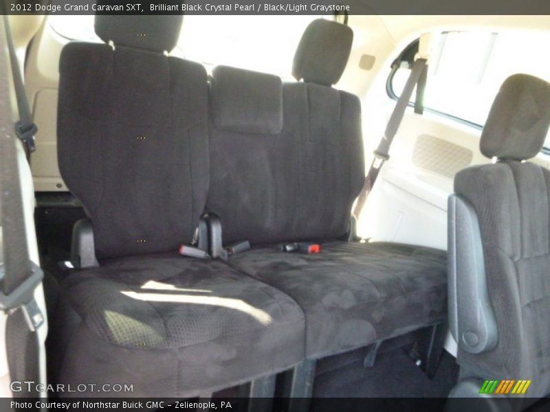 Brilliant Black Crystal Pearl / Black/Light Graystone 2012 Dodge Grand Caravan SXT