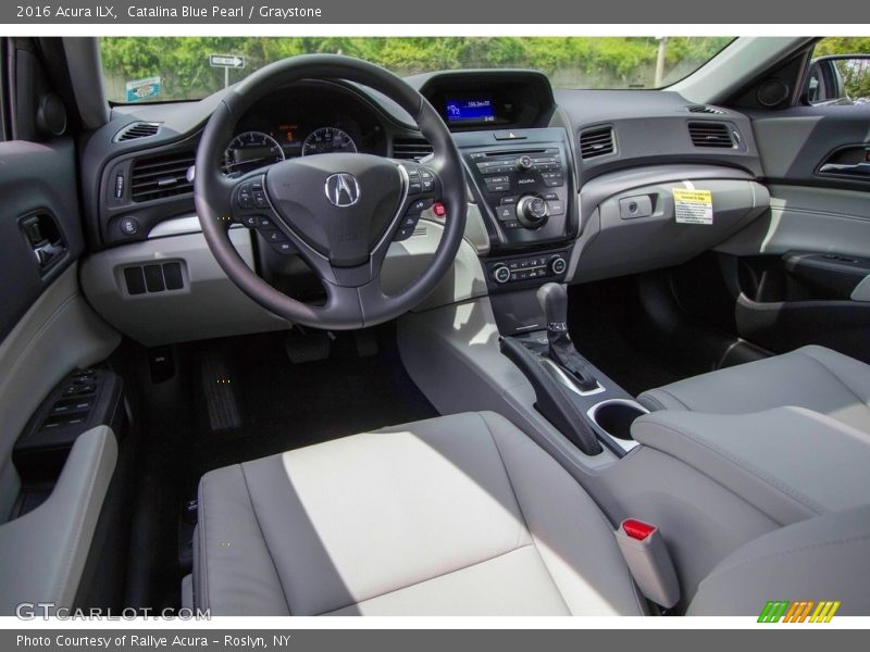 Catalina Blue Pearl / Graystone 2016 Acura ILX