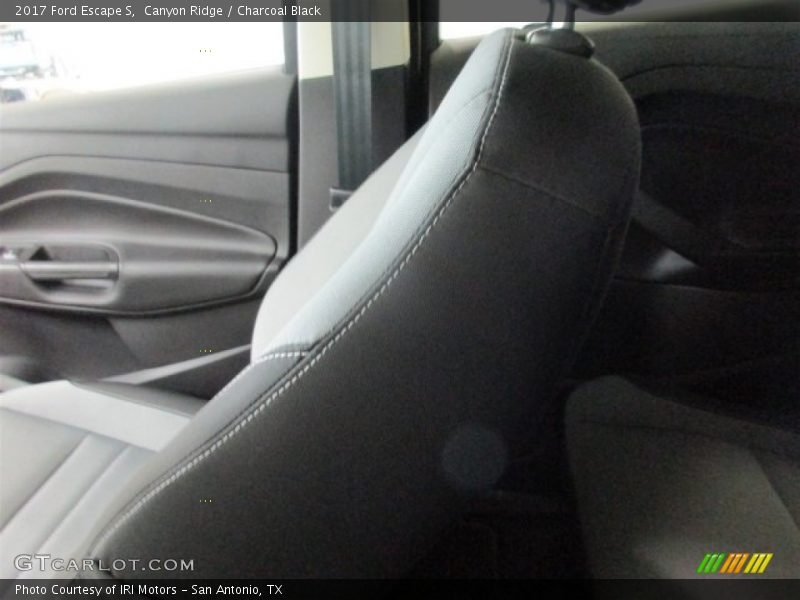 Canyon Ridge / Charcoal Black 2017 Ford Escape S