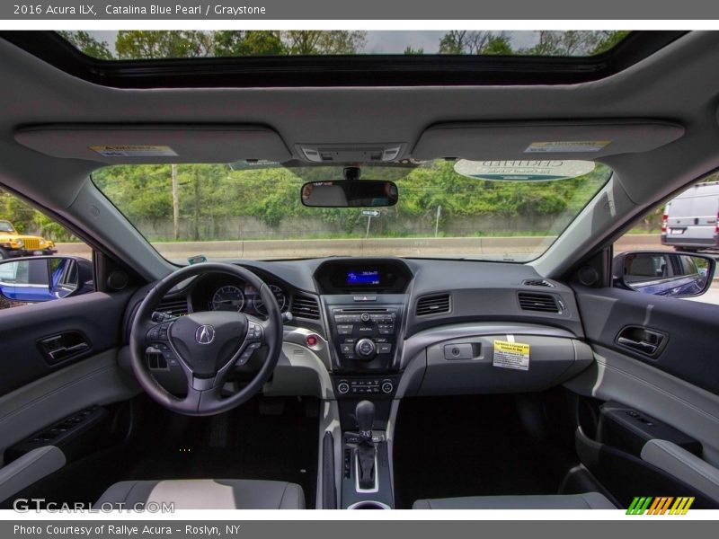 Catalina Blue Pearl / Graystone 2016 Acura ILX