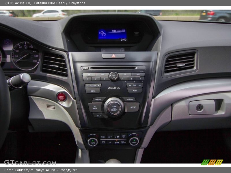 Catalina Blue Pearl / Graystone 2016 Acura ILX