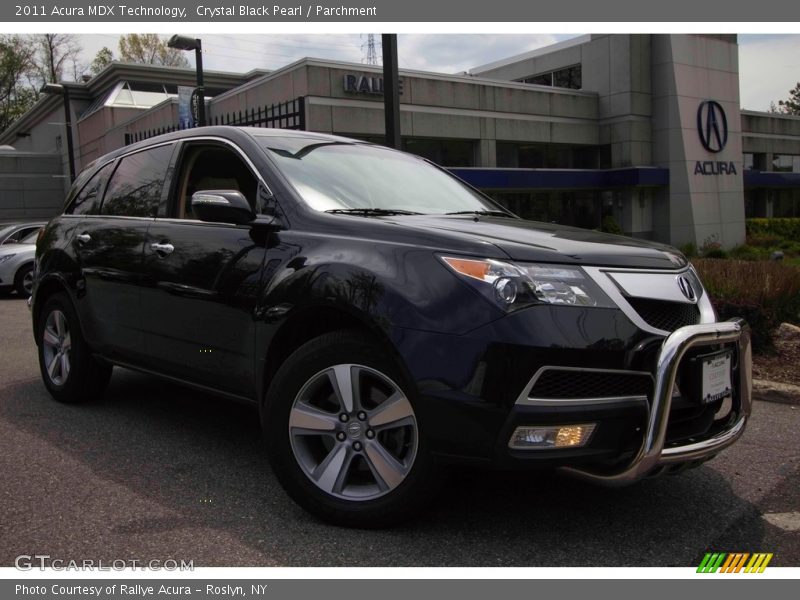 Crystal Black Pearl / Parchment 2011 Acura MDX Technology