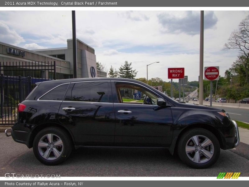 Crystal Black Pearl / Parchment 2011 Acura MDX Technology