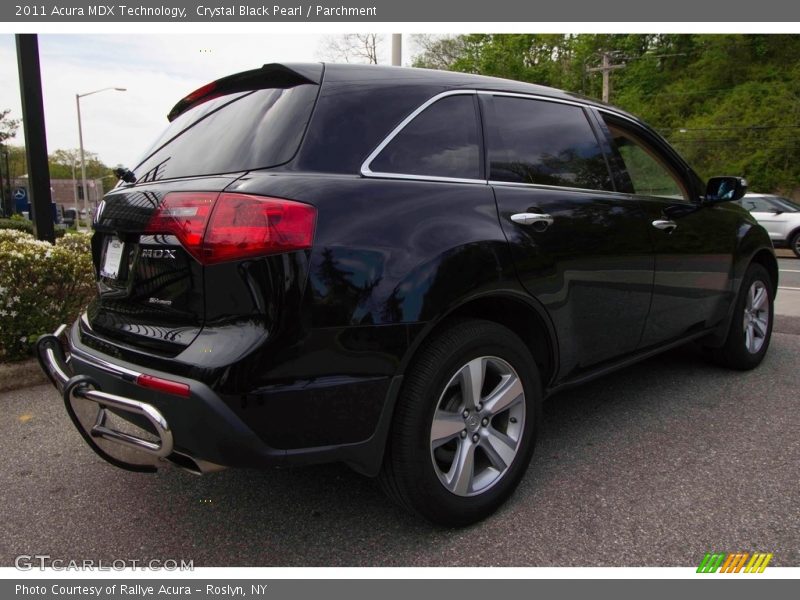 Crystal Black Pearl / Parchment 2011 Acura MDX Technology