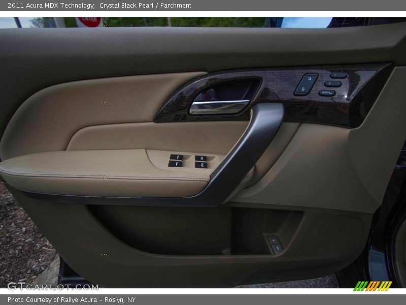 Crystal Black Pearl / Parchment 2011 Acura MDX Technology
