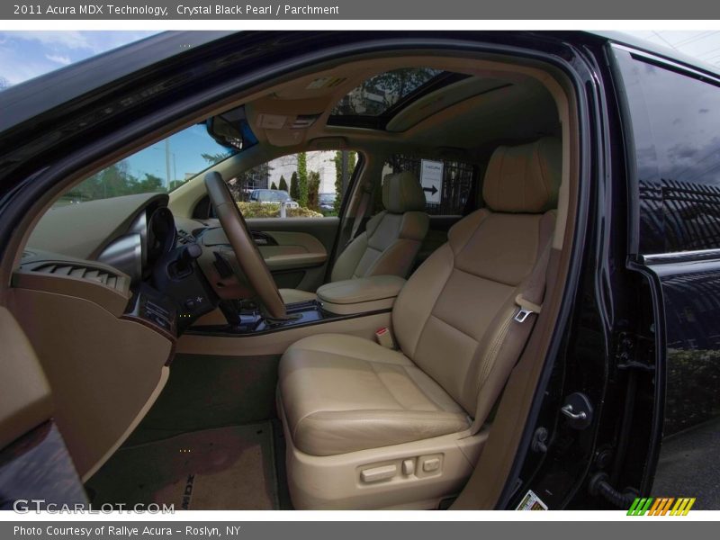 Crystal Black Pearl / Parchment 2011 Acura MDX Technology