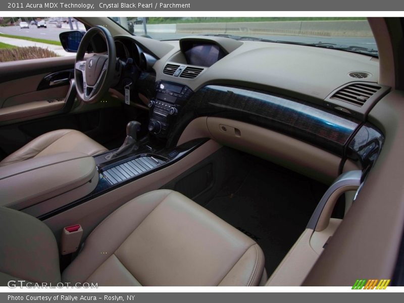 Crystal Black Pearl / Parchment 2011 Acura MDX Technology