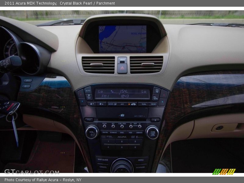 Crystal Black Pearl / Parchment 2011 Acura MDX Technology