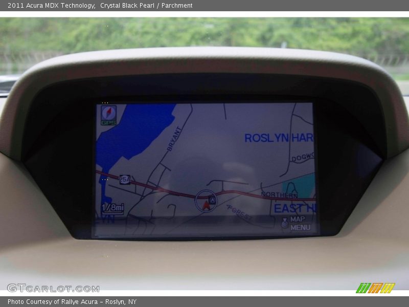 Crystal Black Pearl / Parchment 2011 Acura MDX Technology
