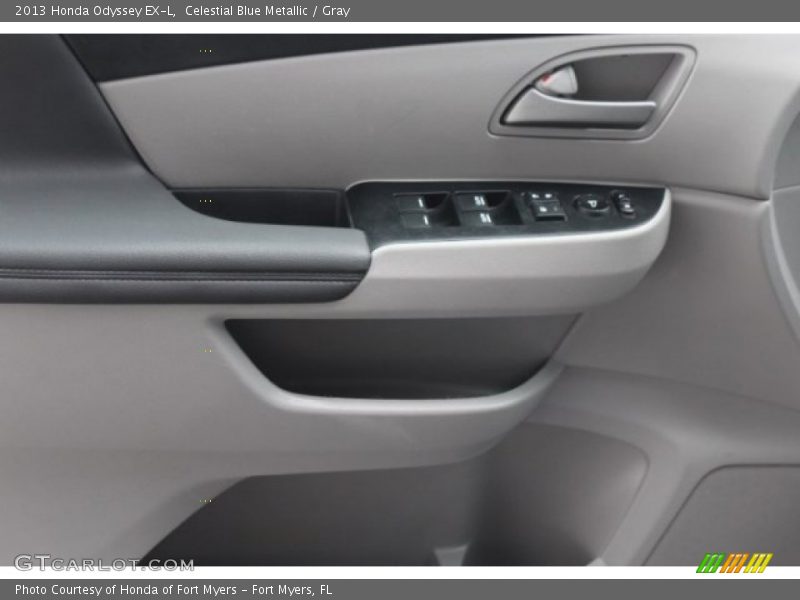 Celestial Blue Metallic / Gray 2013 Honda Odyssey EX-L
