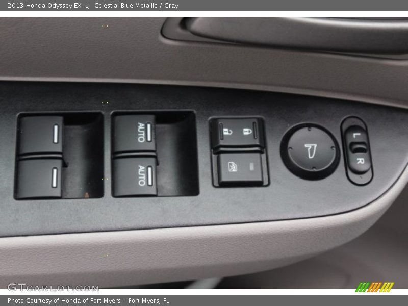Celestial Blue Metallic / Gray 2013 Honda Odyssey EX-L