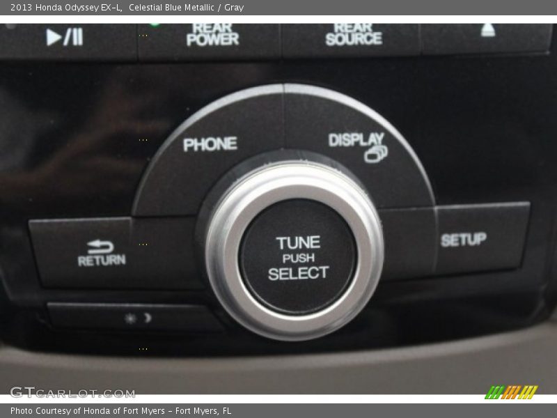 Celestial Blue Metallic / Gray 2013 Honda Odyssey EX-L