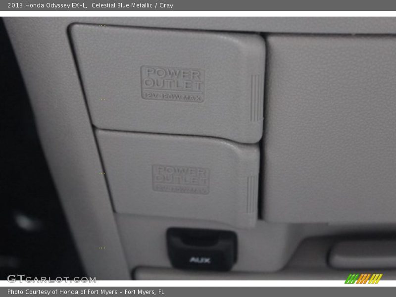 Celestial Blue Metallic / Gray 2013 Honda Odyssey EX-L