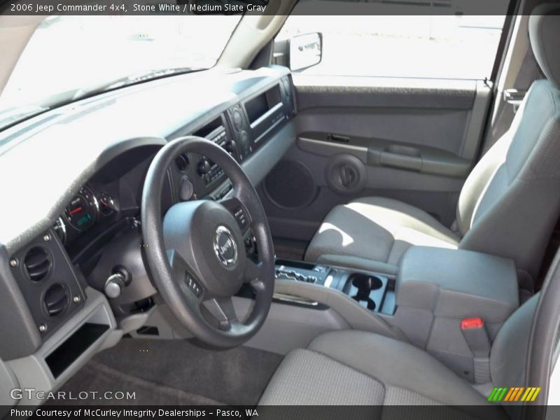 Stone White / Medium Slate Gray 2006 Jeep Commander 4x4