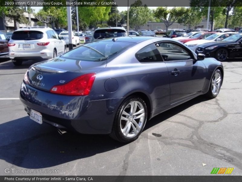 Blue Slate Metallic / Graphite 2009 Infiniti G 37 Journey Coupe