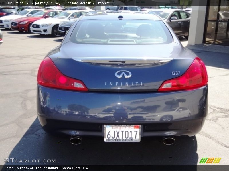 Blue Slate Metallic / Graphite 2009 Infiniti G 37 Journey Coupe