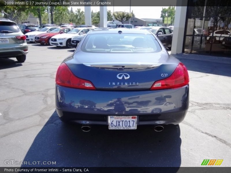 Blue Slate Metallic / Graphite 2009 Infiniti G 37 Journey Coupe