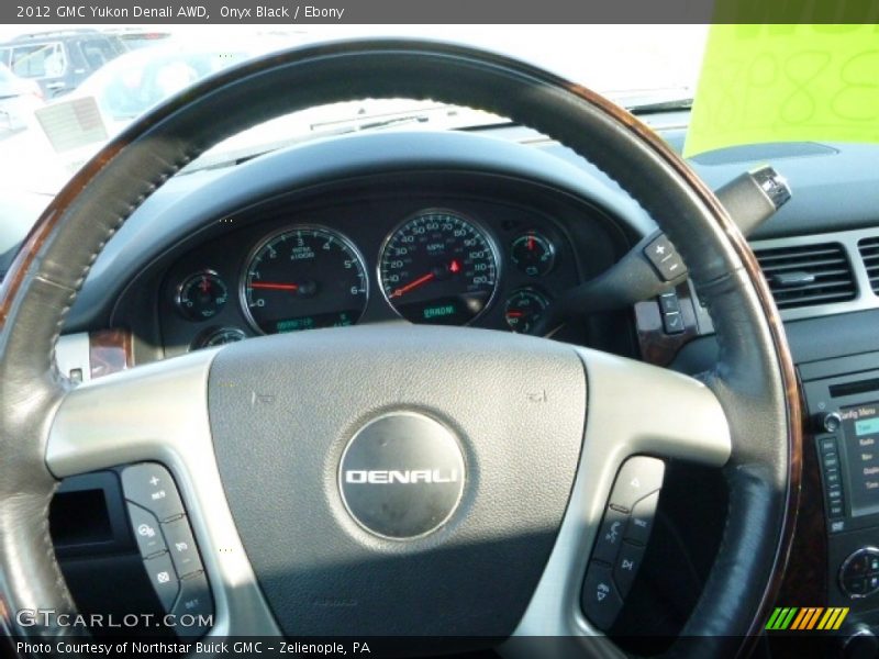 Onyx Black / Ebony 2012 GMC Yukon Denali AWD