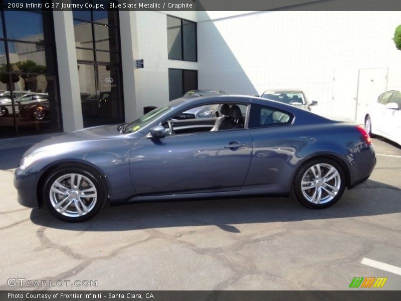 Blue Slate Metallic / Graphite 2009 Infiniti G 37 Journey Coupe