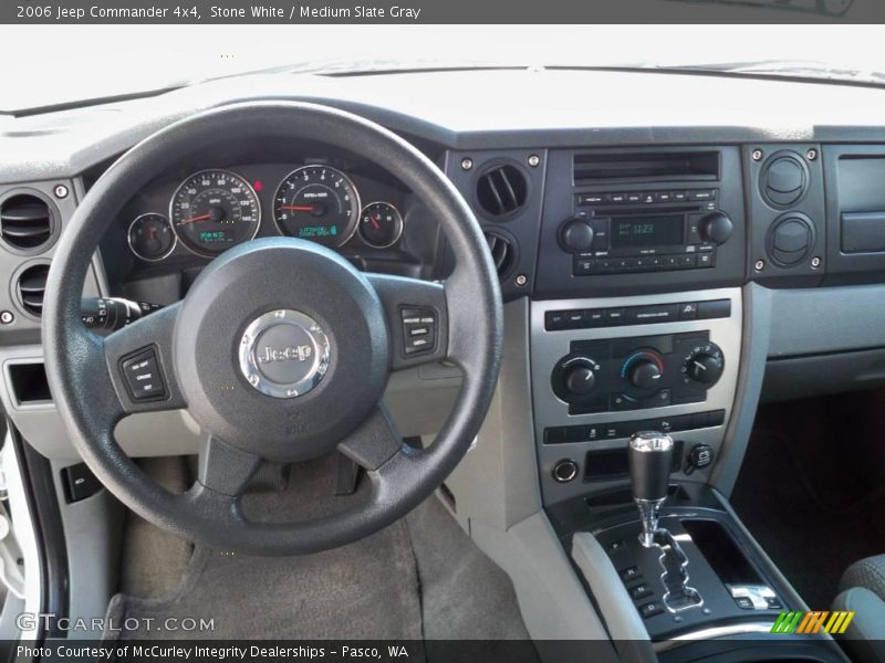 Stone White / Medium Slate Gray 2006 Jeep Commander 4x4