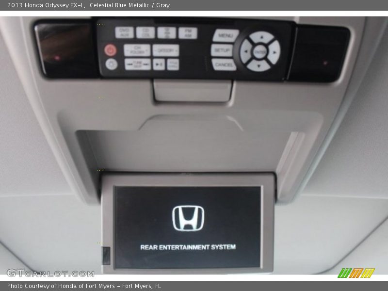 Celestial Blue Metallic / Gray 2013 Honda Odyssey EX-L