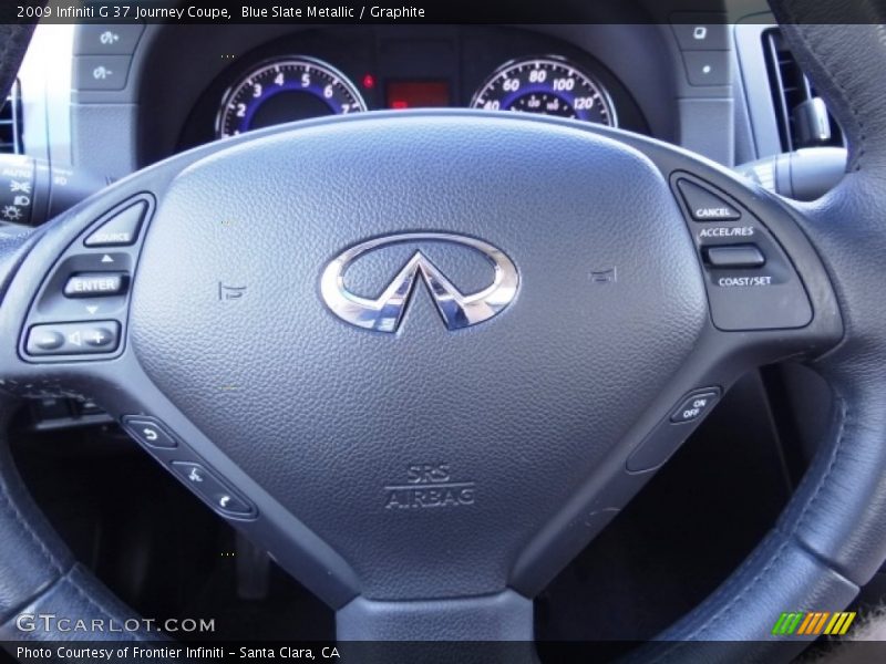 Blue Slate Metallic / Graphite 2009 Infiniti G 37 Journey Coupe
