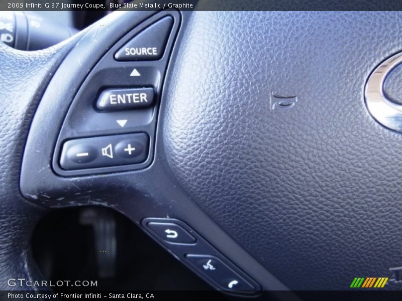 Blue Slate Metallic / Graphite 2009 Infiniti G 37 Journey Coupe
