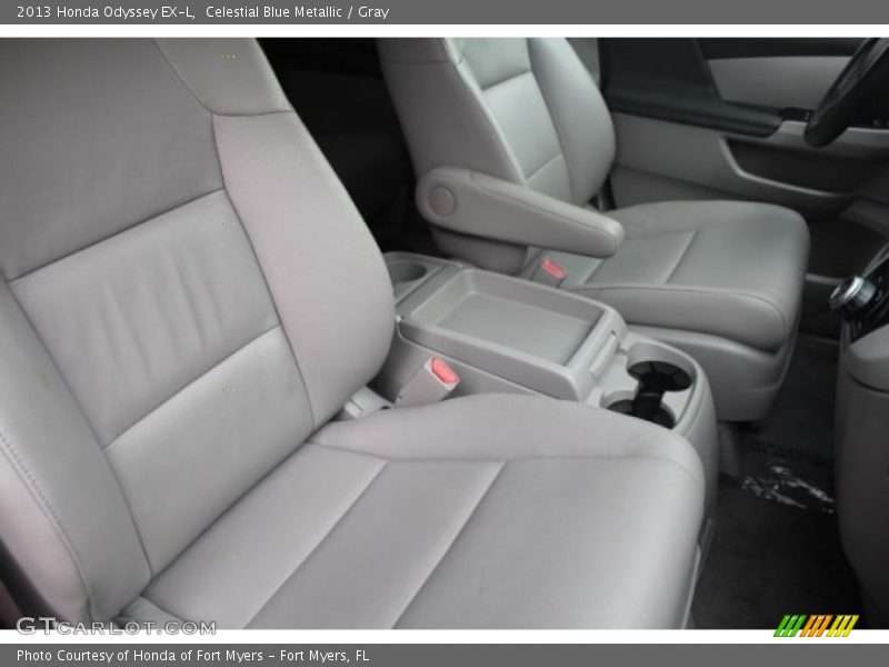 Celestial Blue Metallic / Gray 2013 Honda Odyssey EX-L